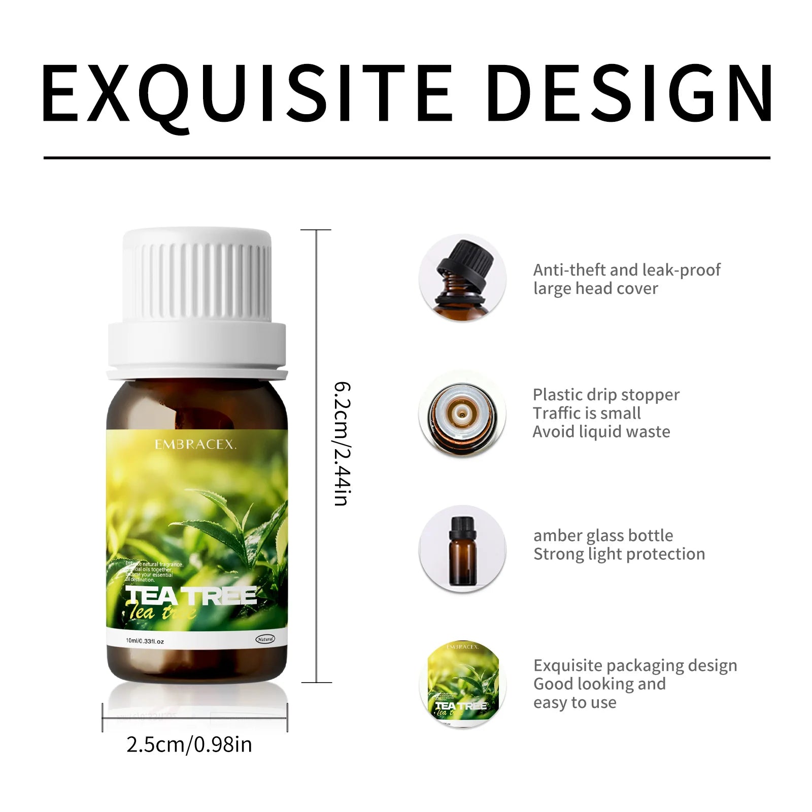 Pure Tea Tree Travel Essential Oil