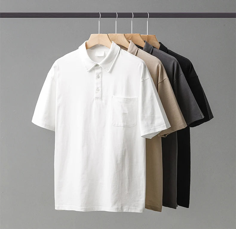 Heavyweight Cotton Pocket Summer Polo