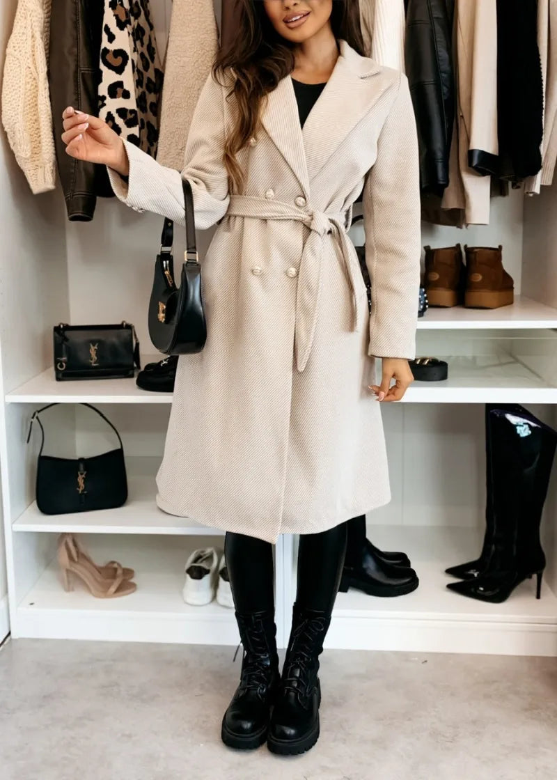 Vintage Double Breasted Wool Trench