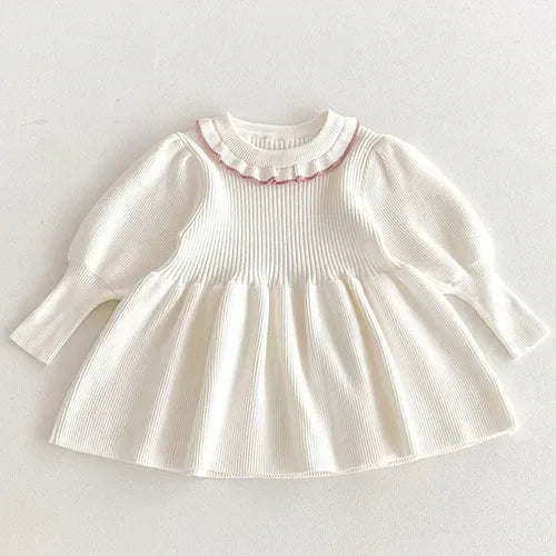 Knitted Princess Party Girls Dress