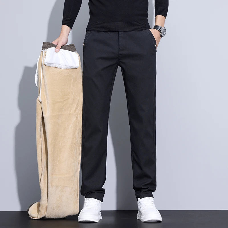 Winter Fleece Smart Casual Trousers