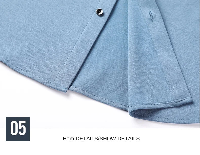 Mulberry Silk Blend Slim Shirt