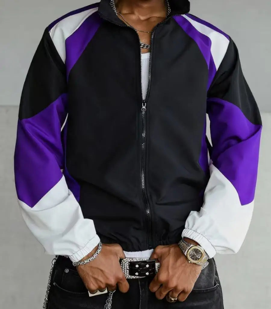 Lightweight Color Block Jacket