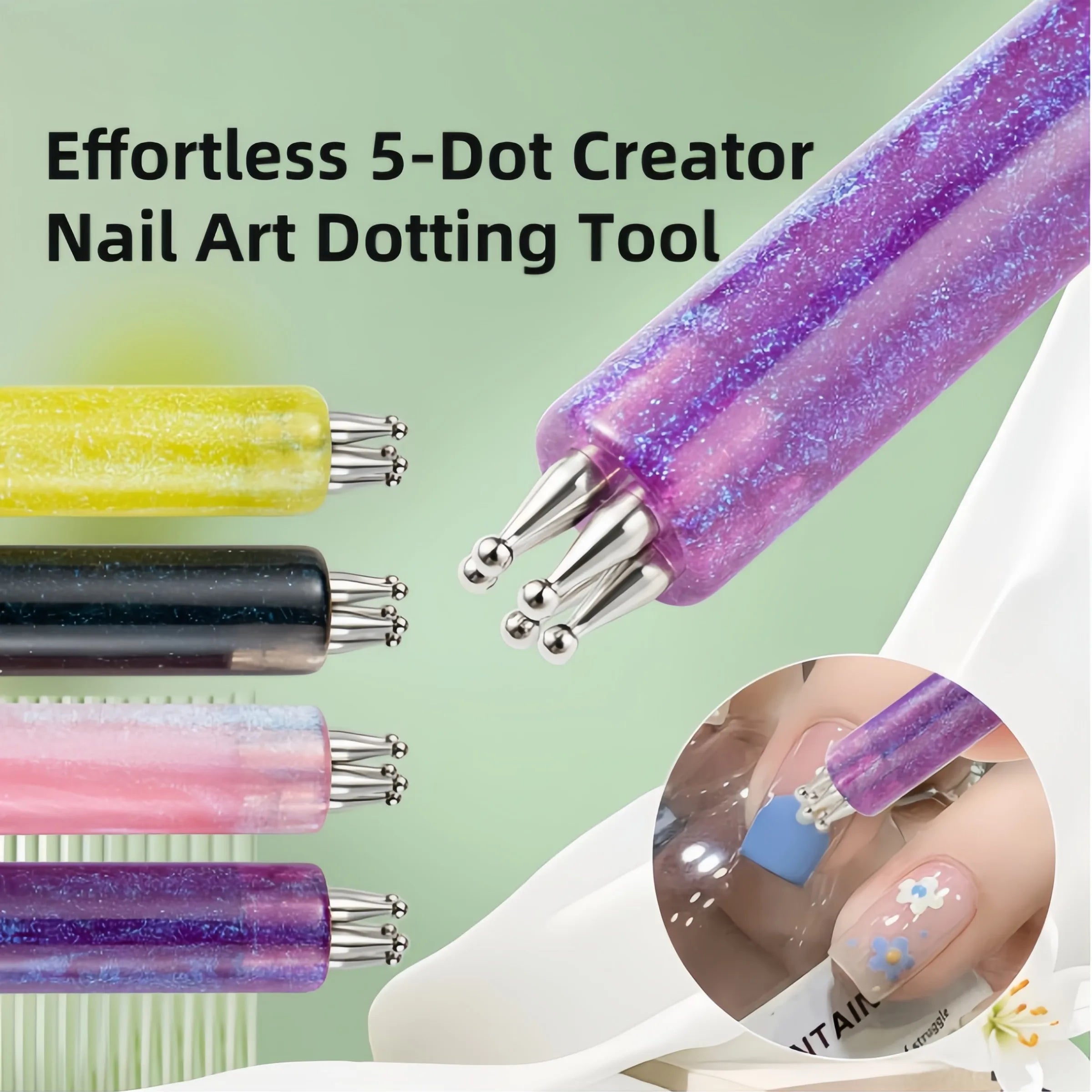 Five Petal Flower Dotting Tool