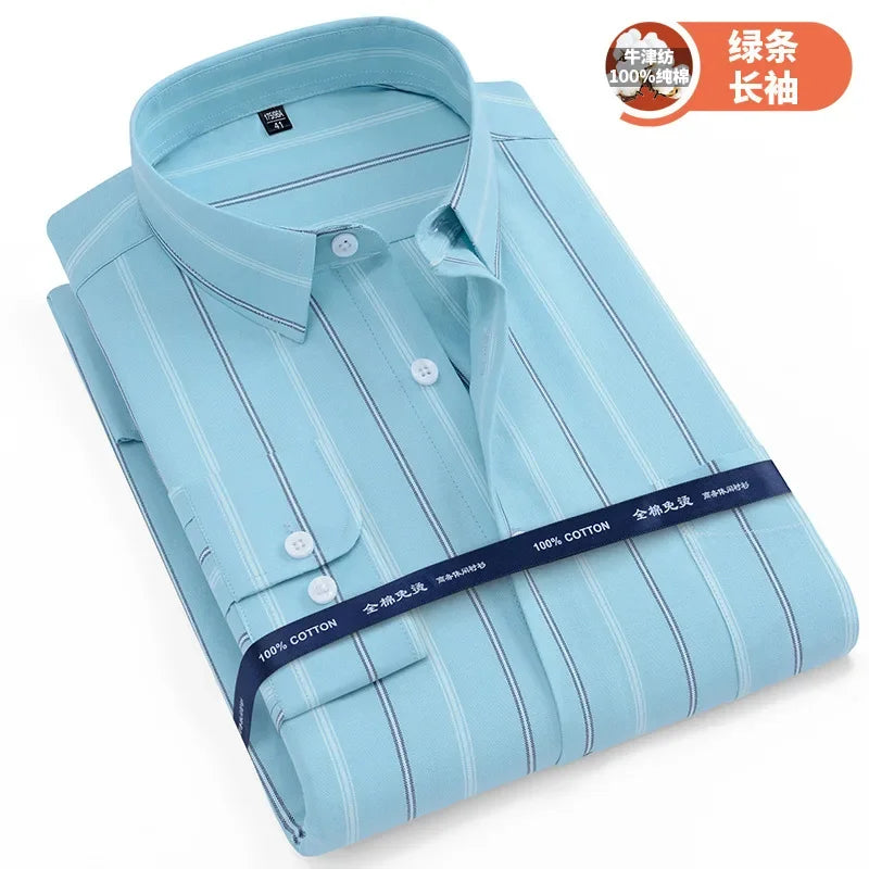 Oversized Cotton Oxford Business Shirt