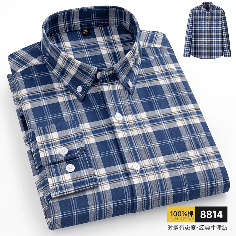Pure Cotton Oxford Business Shirt