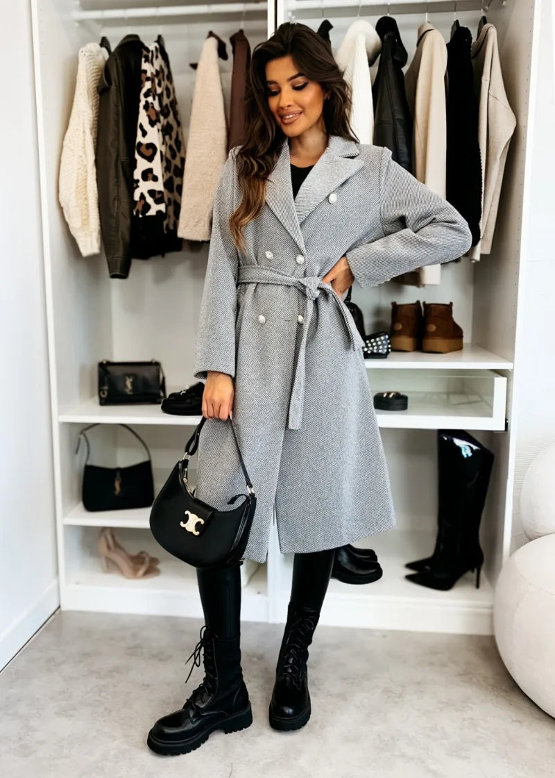Vintage Double Breasted Wool Trench
