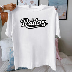 Raiders Bold Script Graphic Cotton T-Shirt