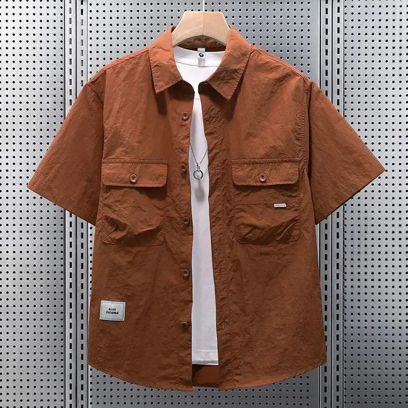 Loose Summer Casual Shirt Men
