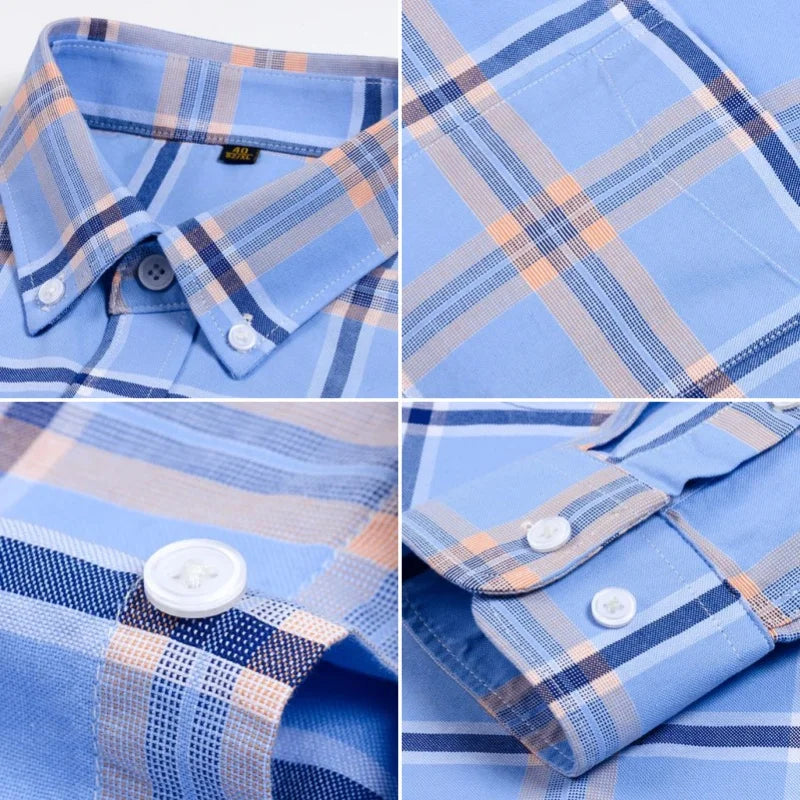 Pure Cotton Oxford Slim Shirt
