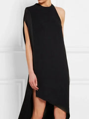 One Shoulder High Low Evening Dress