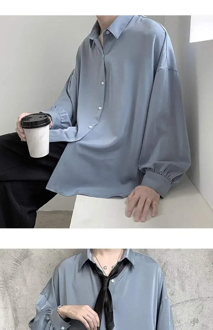 Loose Office Button Shirt Women
