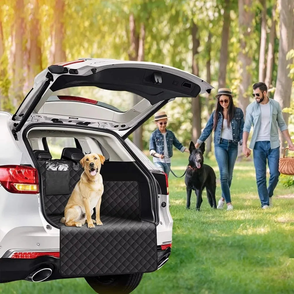 Trunk Cargo Liner for Pet,Thicken Oxford Cloth Trunk Carpet,Waterproof Anti Slip Wear-Resistant Cushion for Dog
