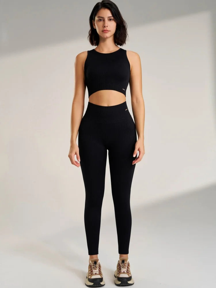Women Yoga Set Buttery Soft Workout Clothing Gym Wear High Waist Leggings Crop Sports Bra 2 Piece Fitness Sports Suits