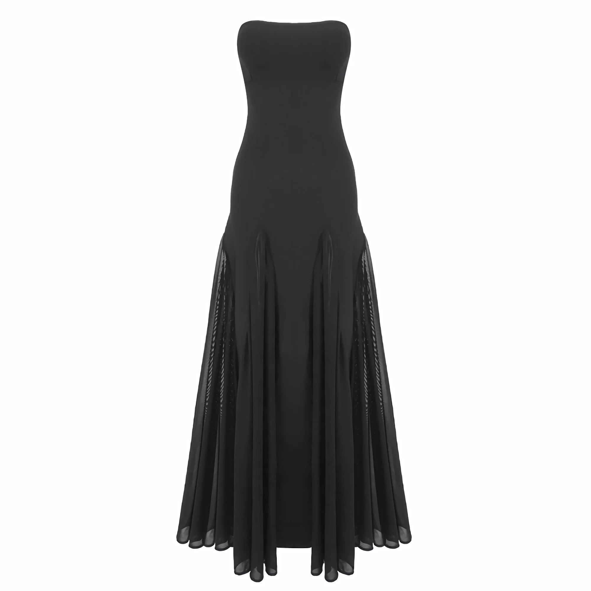 Elegant Backless Sleeveless Evening Gown