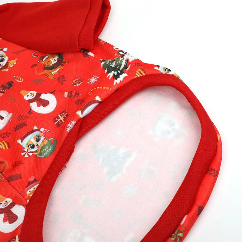 Festive Pet Christmas Holiday Hoodie
