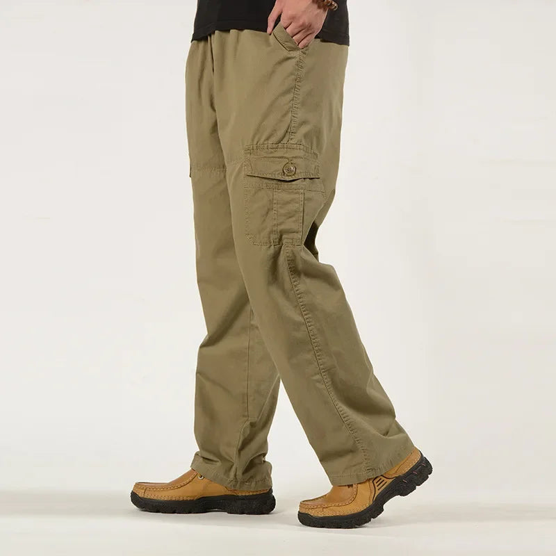 Multi Pocket Casual Cotton Overalls