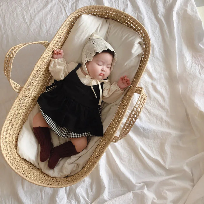 Plaid Baby A-Line Dress Suit