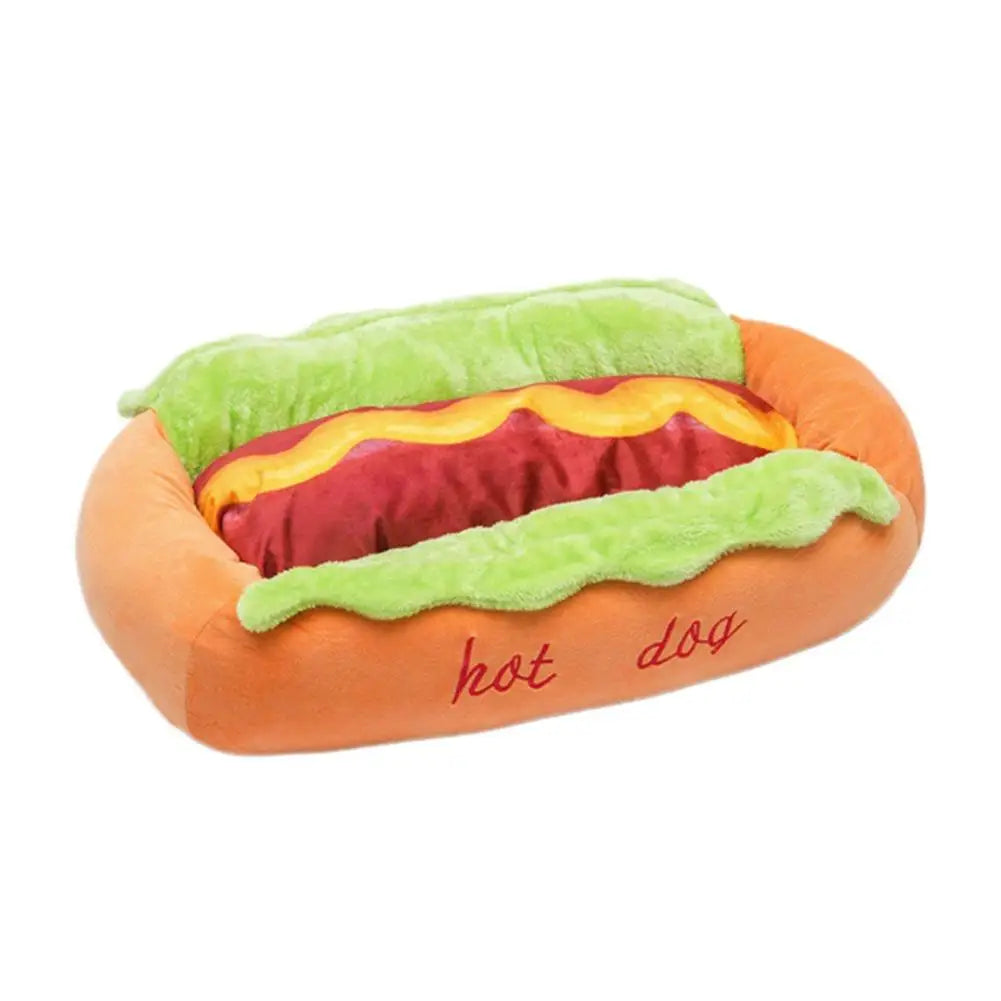 2026 New Hot Dog Pet Bed For Dachshund Cats Puppies Small Pets Plush Removable Washable Pet Beds Soft Corduroy Non-Slip Bottom