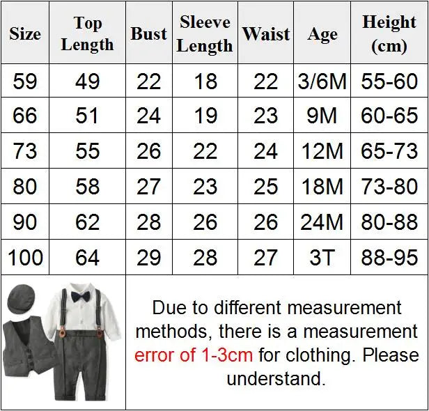 Gentleman Formal Baby Boy Set
