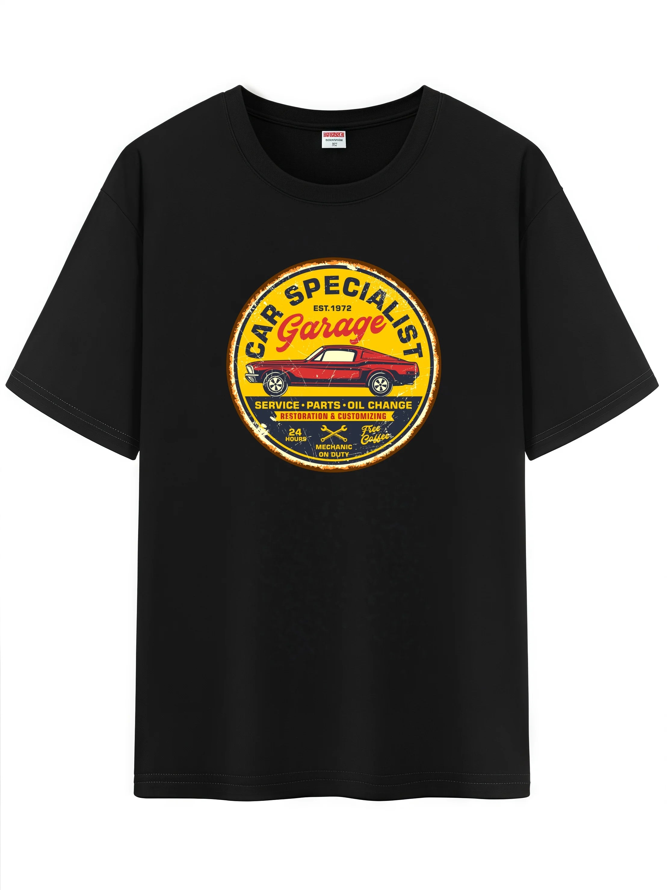 Vintage Cartoon Graphic Crew Tee