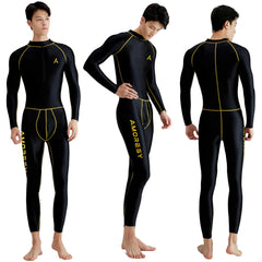 AMORESY Men's Tracksuits Sets Tops Leggings Shiny Glossy Sports Fitness Running Overall Catsuits All-purpose Jumpsuits
