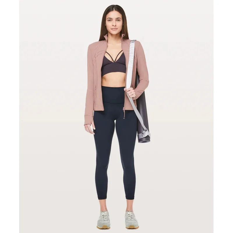 2026 Yoga clothes with high elasticity, no awkward lines, cropped pants, quick drying, women's hip lifting, tight pants