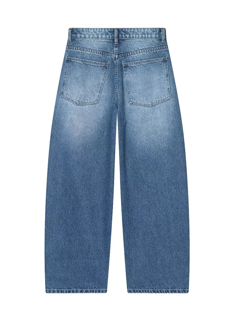 Baggy Straight Denim Street Jeans