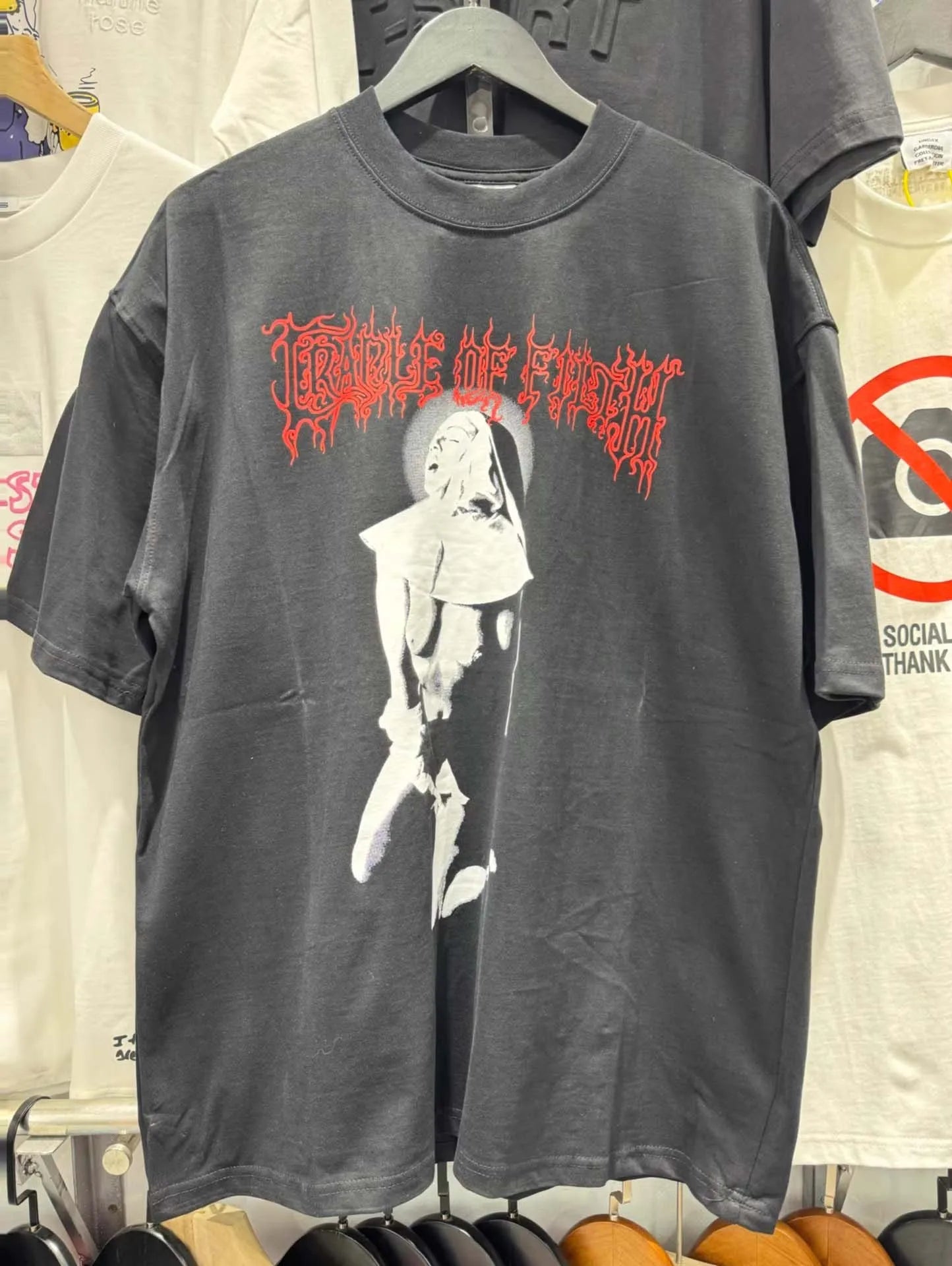 Oversized Heavy Cotton Print Tee