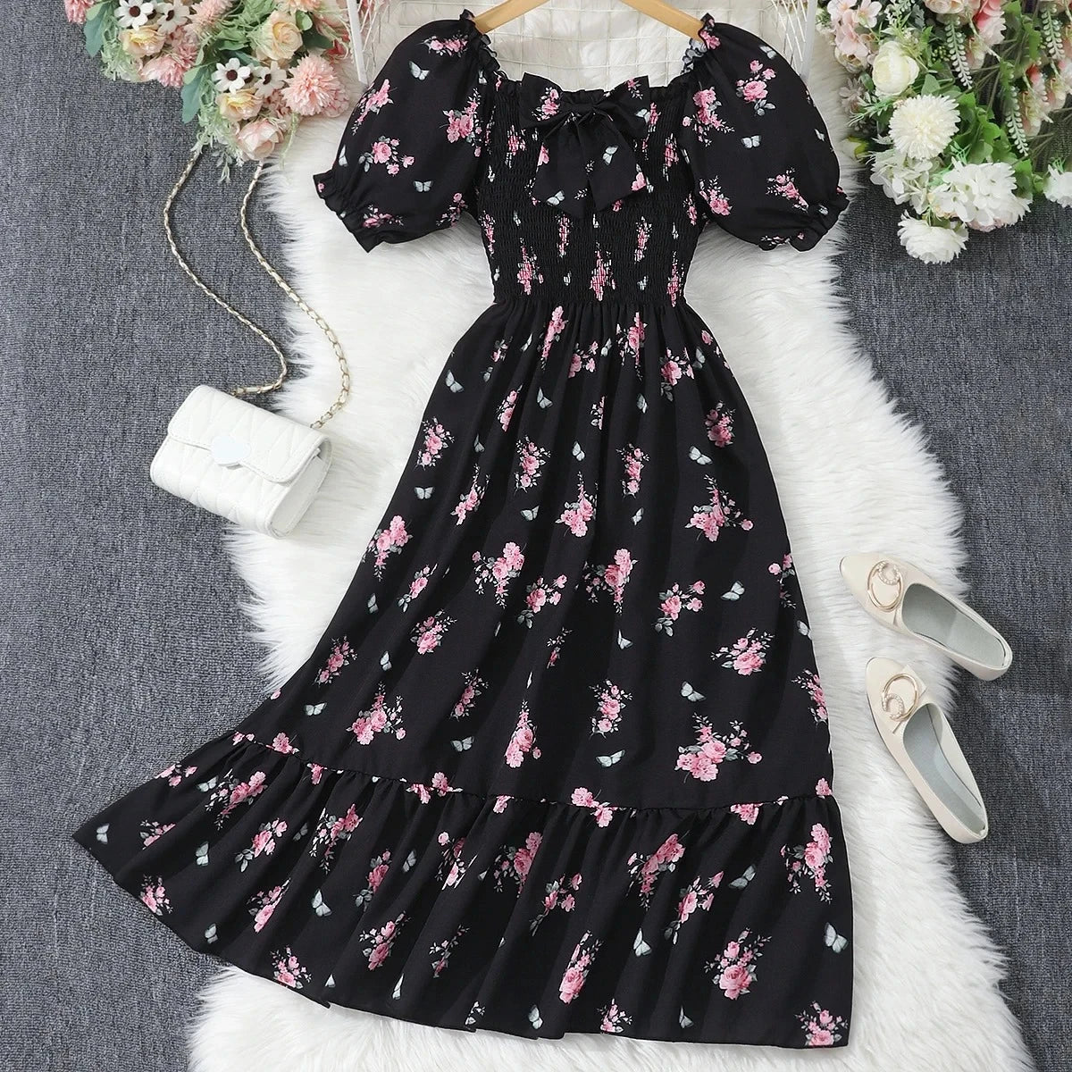 Floral Summer Teen Girls Dress