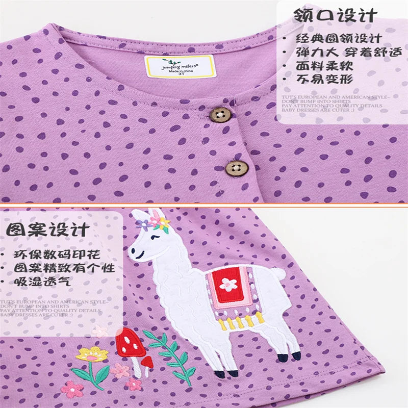 Dancing Animal Polka Girls Dress
