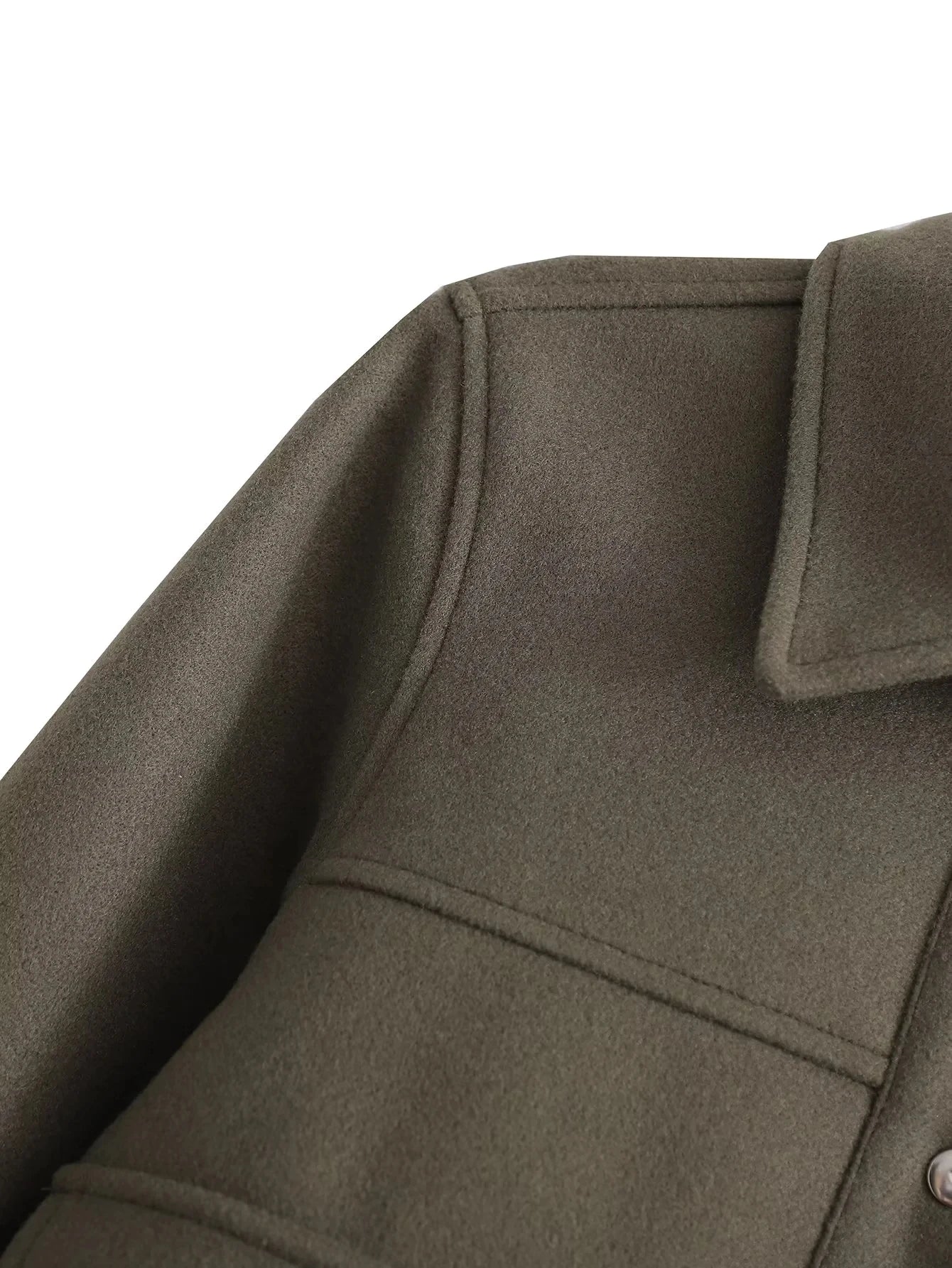 HH Jackets For Womens Autumn Fashion Solid Front Pockets Button Long Sleeve Jacket Elegant Woman Casual Outerwear Coat