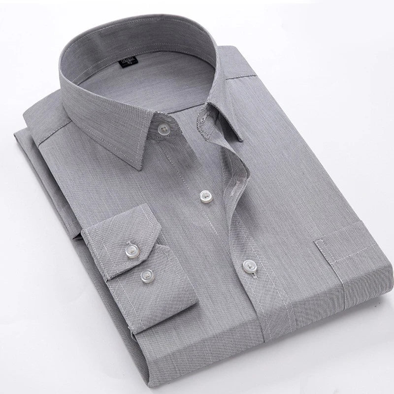 Classic Cotton Business Casual Shirt