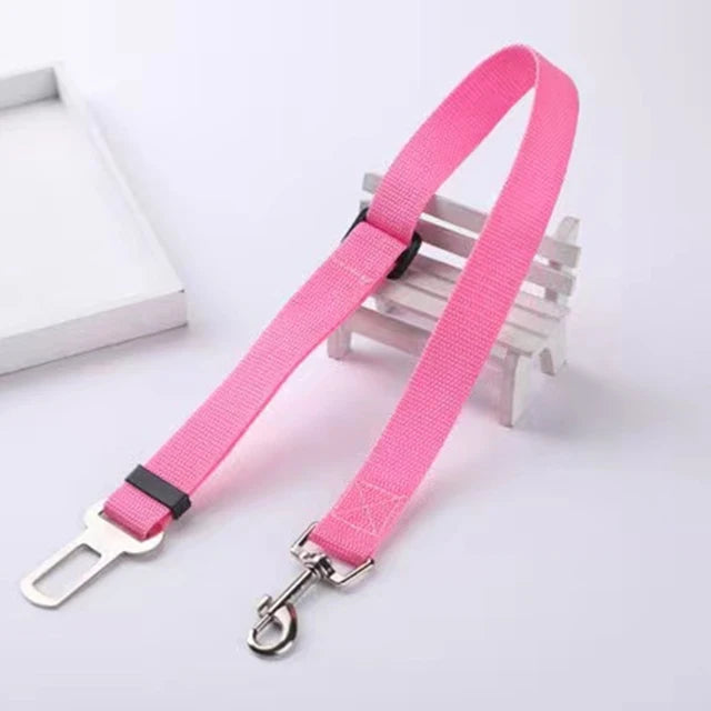 Car Seat Belt Pet Dog Leash Adjustable Lead Leash Safety Travel Clip Puppy Collar Leash Pet Supplies Dog Accessories Dropship