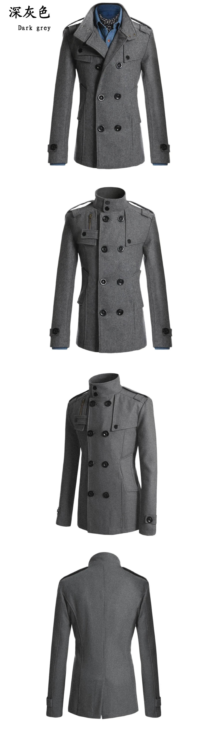 Winter Formal Men Long Coat