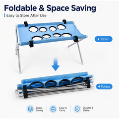 Pet Grooming Bed Portable Detachable Pet Bath Hammockstand Soft Breathable Mesh Support Rack Pet Drying For Cats And Small Dogs