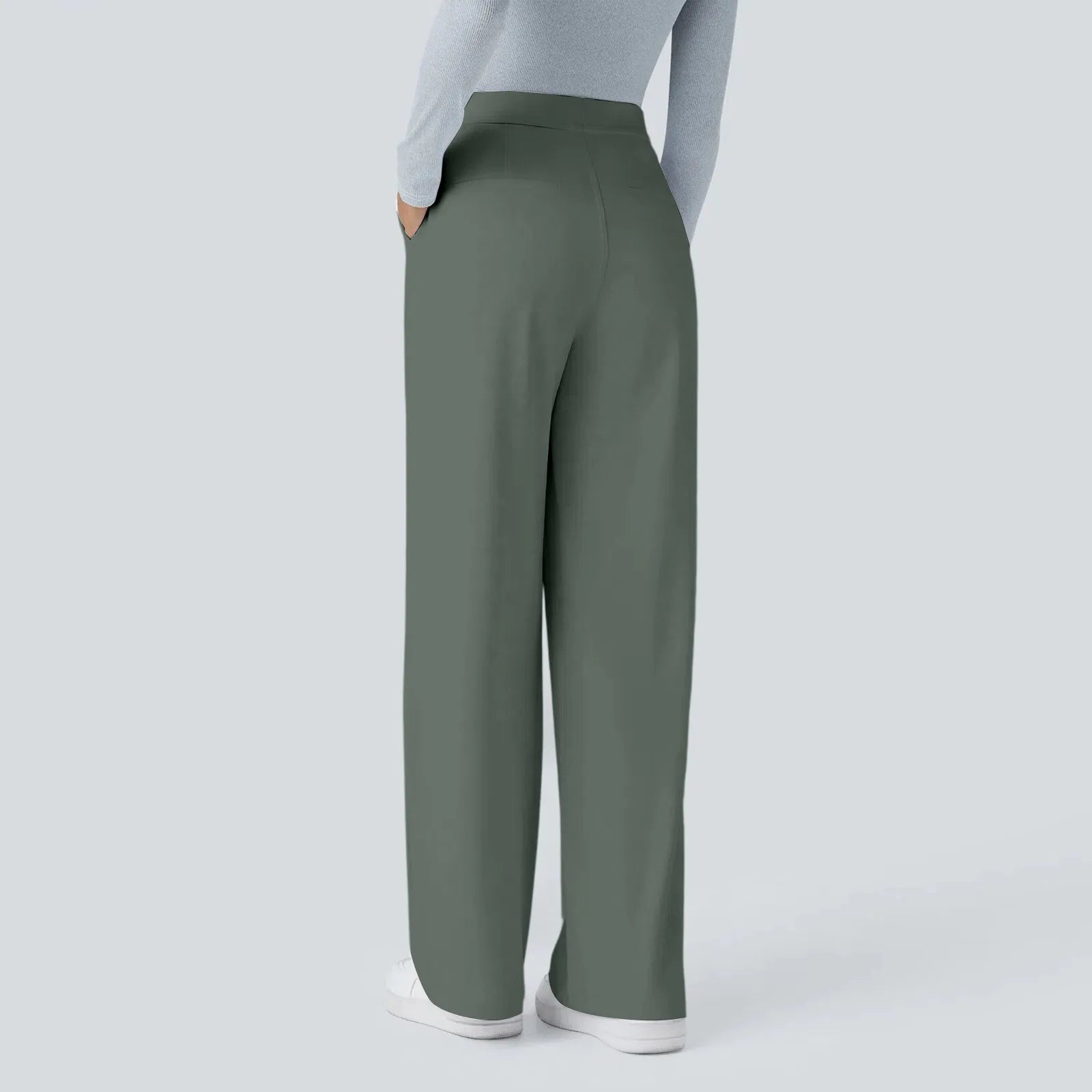 Women's Fashion Comfortable Pants Autumn and Winter Wide Leg Casual Sports Drape Slimming and Versatile Floor Length 2025