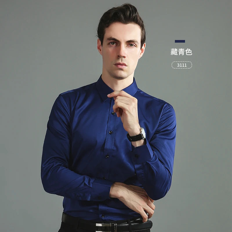 Slim Social Business Shirt Men