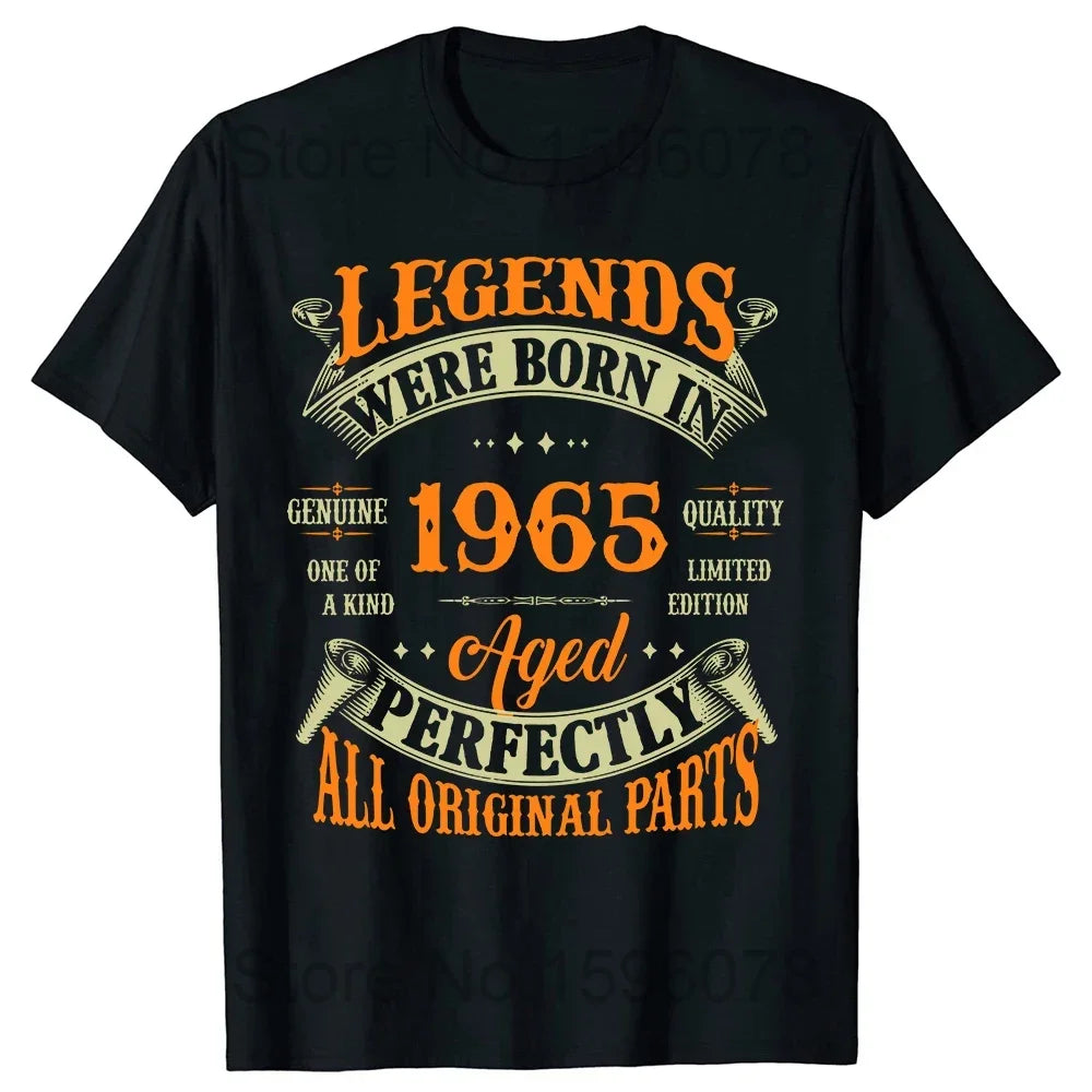 Vintage 1965 Birthday Graphic Tee
