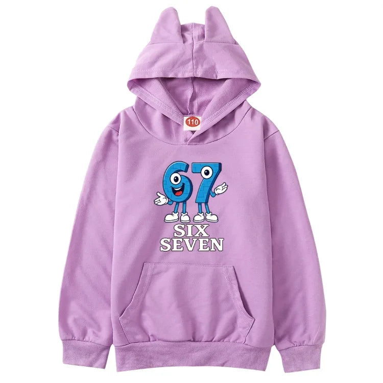 Kids Cat Ears Cartoon Hoodie