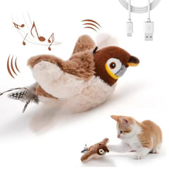 Rechargeable Chirping Bird Cat Toy