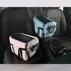 Pet Dog Cat Carrier Backpack Central Console Car Seat Travel Bag Portable Safety Booster Seat For Small Dogs Cats Outdoor Travel