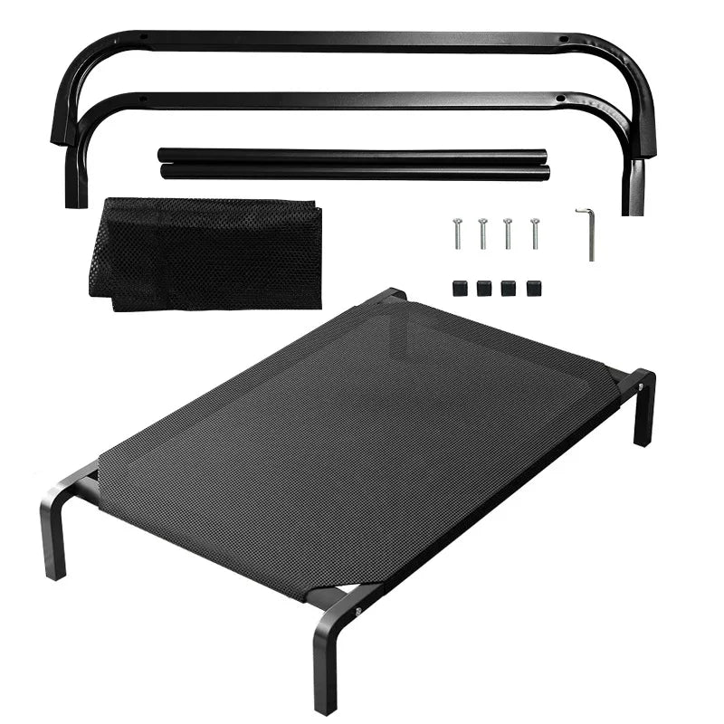 Elevated Dog Bed for All Seasons Moisture Proof Breathable Removable Washable Golden Retriever Pet Bed Pet Supplies