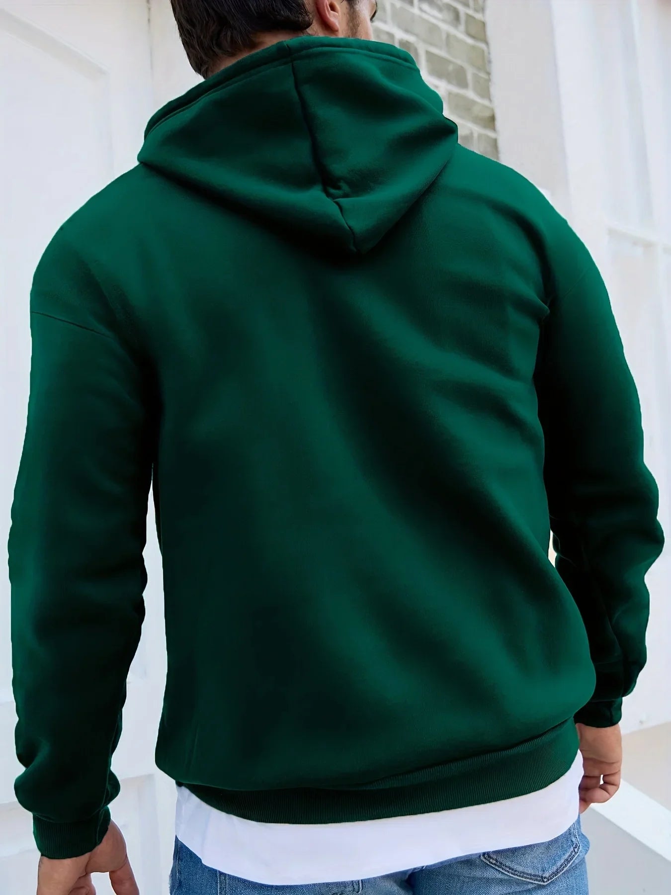 NASA Text Loose Casual Hoodie