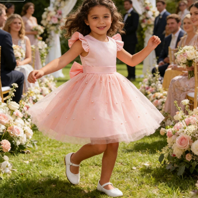 Elegant Bow Princess Party Dress