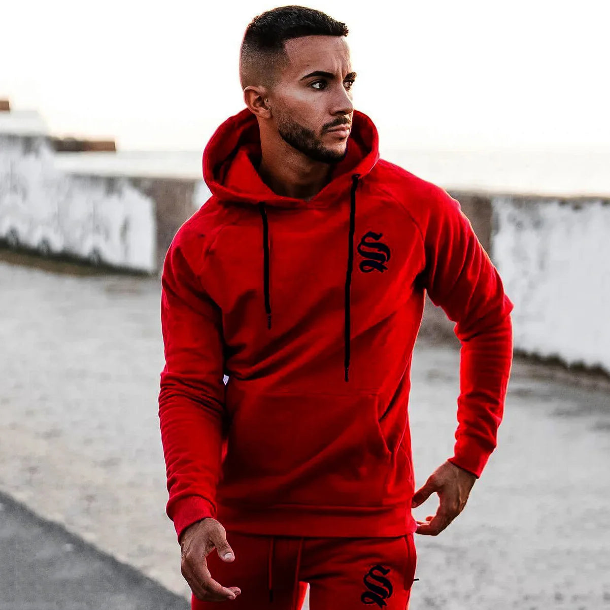 Hoodie Men Spring and Autumn Coat Pullover Slim Fit for Men Workout Jogger Casual Fashion Clothing