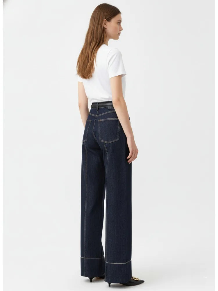 Autumn Wide Leg Denim Jeans