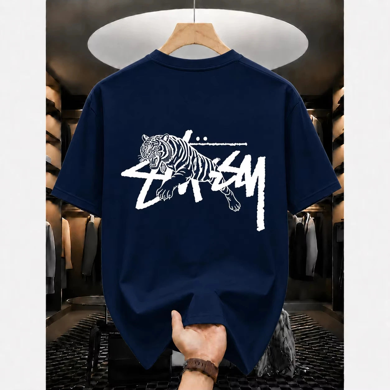 2026 Summer New Women's T-shirts Luxury Printed Top Pattern Short Sleeve Hip Hop T-shirt Men's Clothing Women's Alphabet T Shirt