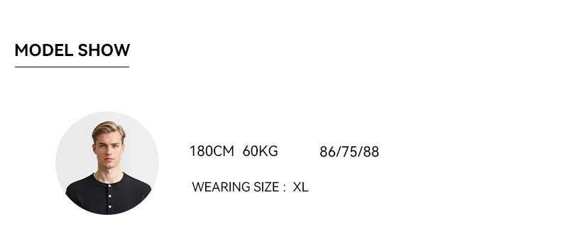 Knitted Smart Casual Tee Men