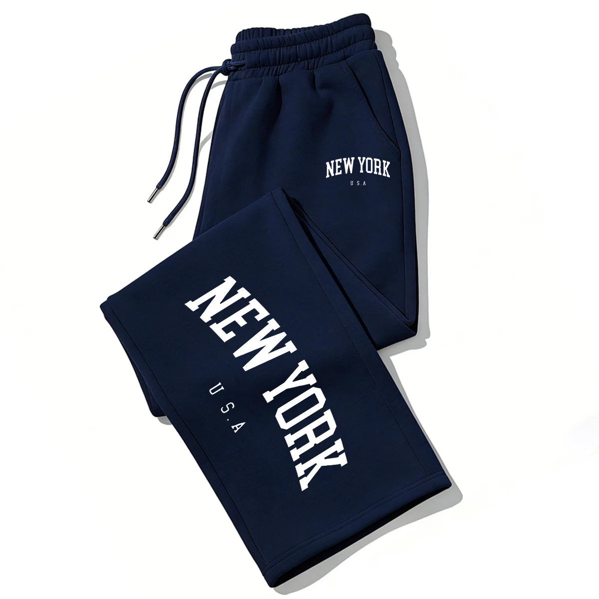 NEW YORK Printed Jogger Pants for Men & Women High Quality Breathable Sweatpants for Running Casual Wear
